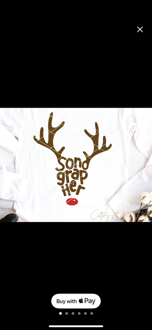 Sonographer Reindeer